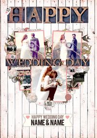 Tap to view Life's A Journey - The Big Day Wedding Card