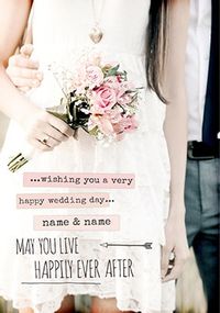 Tap to view Meant To Be - Happily Ever After Wedding Card