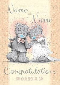 Tap to view Me to You Wedding Card - Special Day