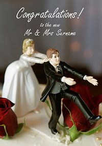 Paper Rose - Wedding Card New Mr & Mrs