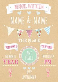 Tap to view Rustic Romance - Wedding Invitation
