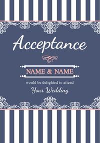Sail Away with Me - Wedding Acceptance