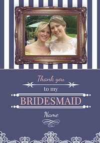 Tap to view Sail Away with Me - Bridesmaid Thank You Wedding Card