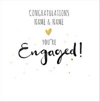 Tap to view You're Engaged Card