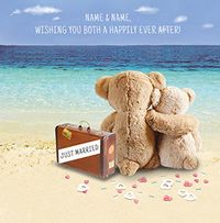 Tap to view Just Married Teddies Personalised Card