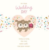 Tap to view Wedding Day Made for Each Other Personalised Card