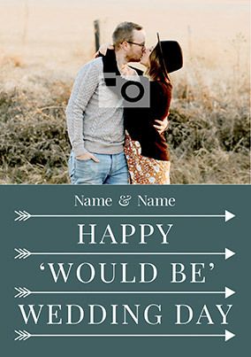 Happy Would be Wedding Day Photo Card