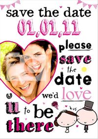 Tap to view Very Lovely - Save The Date Wedding Card