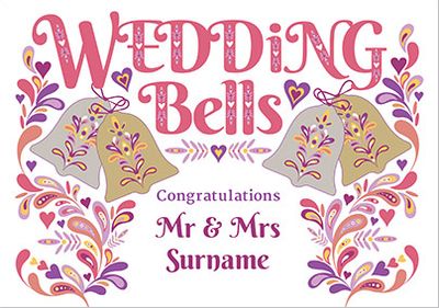 Folklore - Wedding Card Wedding Bells