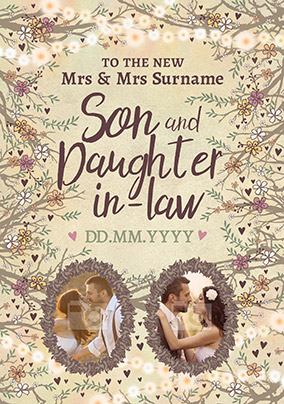 son daughter in law wedding cards funky pigeon cards for son