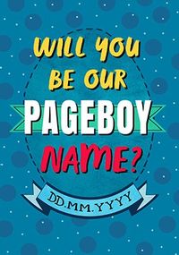 Tap to view Will You Be Our Pageboy? Personalised Wedding Card