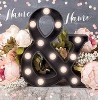 Tap to view Photographic Ampersand Personalised Wedding Card