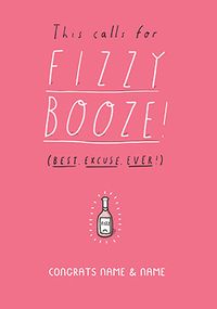 Tap to view Fizzy Booze Personalised Card