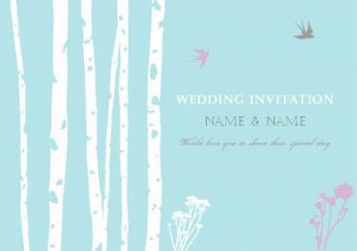 Little Silver Birch - Invitation