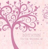 Love Tree - Invitation