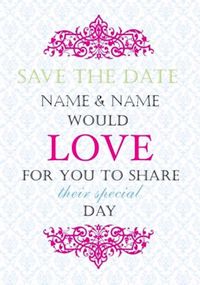 Truly Madly - Save The Date Wedding Card